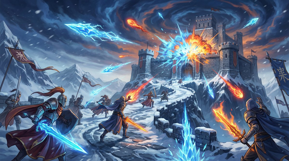 老司机游戏视频-冰雪要塞攻城战